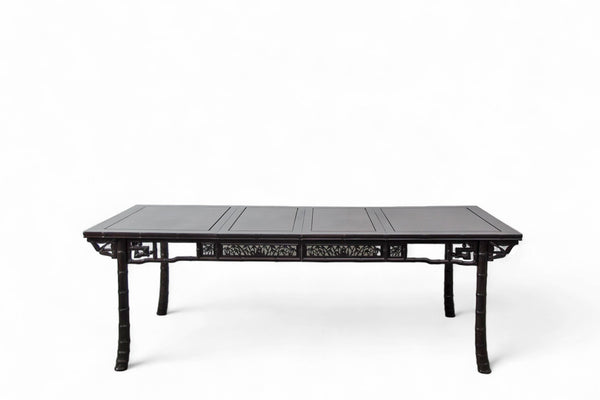 94" Long Rosewood Dining Table and 8 Chair Set - Dyag East