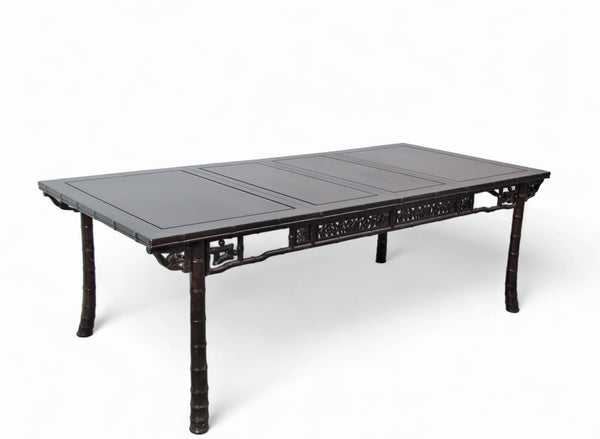 94" Long Rosewood Dining Table and 8 Chair Set - Dyag East