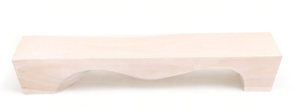 94.5" Inch Long Modern White Sculpture Bench - 4 - Dyag East