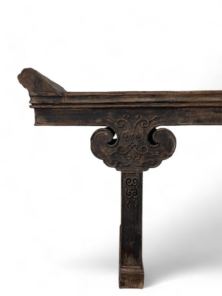 9.7' Feet Long Early 20th Century Antique Chinese Altar Console Table - Dyag East