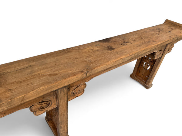 98" Inch Long Antique Chinese Altar Console Table - Dyag East