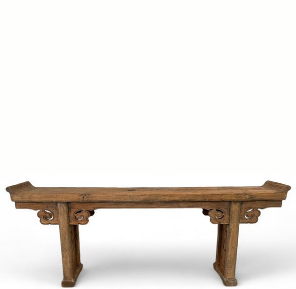 98" Inch Long Antique Chinese Altar Console Table - Dyag East