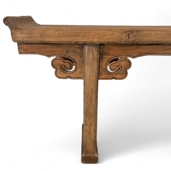 98" Inch Long Antique Chinese Altar Console Table - Dyag East