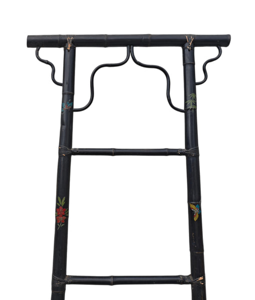 Vintage Hand-Painted Bamboo Ladders