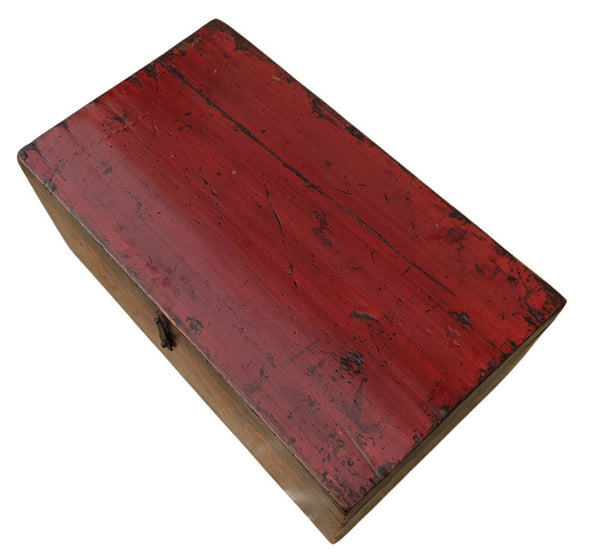 Vintage Chinese Hand-Painted Coffer Box