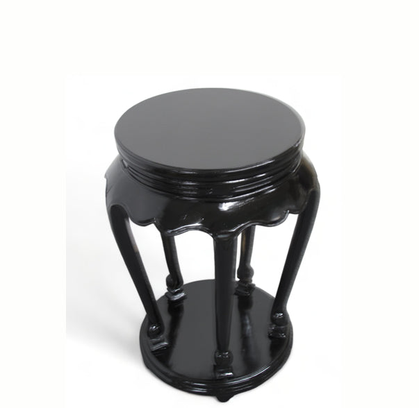 Black Candle Accent Side Table