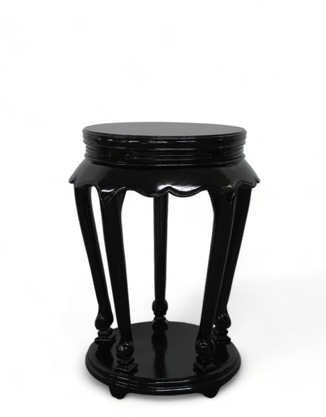 Black Candle Accent Side Table