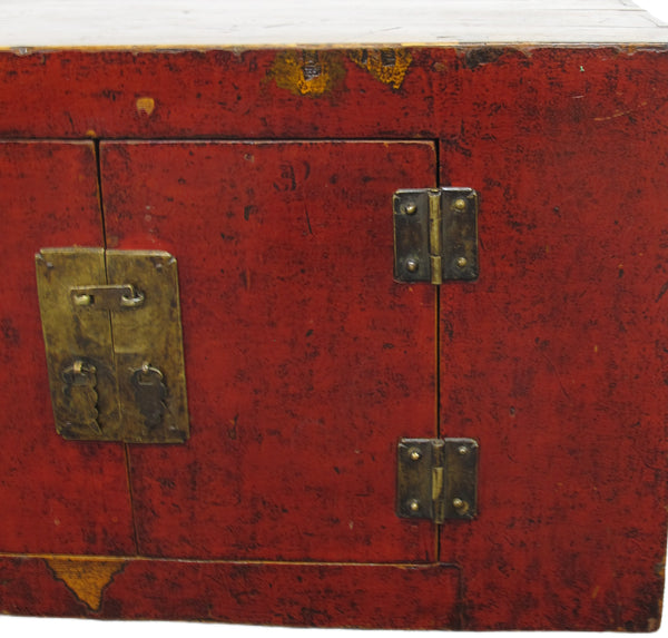 Antique China Red Cabinet