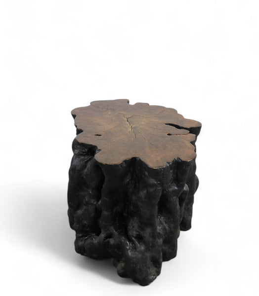 Lychee Living Edge Accent or Side Table or Stool 6