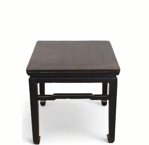 Antique Chinese Square Stool or Accent Table