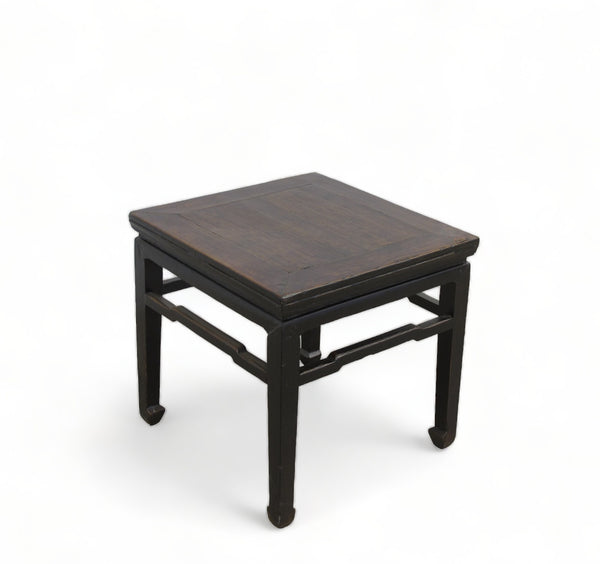 Antique Chinese Square Stool or Accent Table