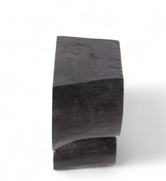 Black Half Ring Organic Accent or Side Table