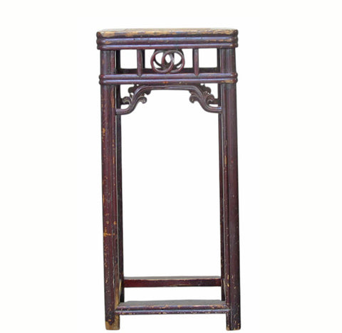 19th Century Chinese Elm Pedestal Table
