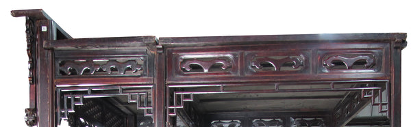 Authentic Rare 19th Antique Chinese Canopy Bed