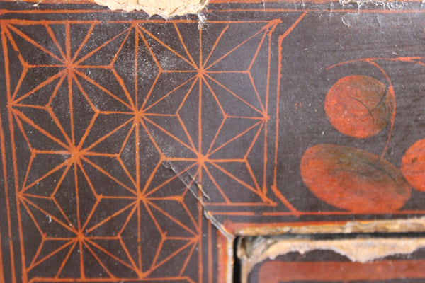 Dark Red Shanxi Antique Chest Cabinet