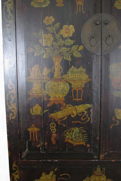 Hand Painted Antique Chinese Cabinet 1