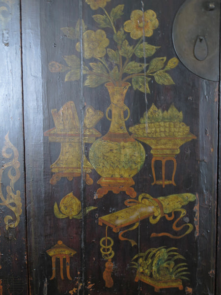 Hand Painted Antique Chinese Cabinet 1