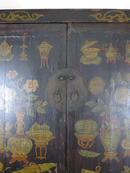 Hand Painted Antique Chinese Cabinet 1
