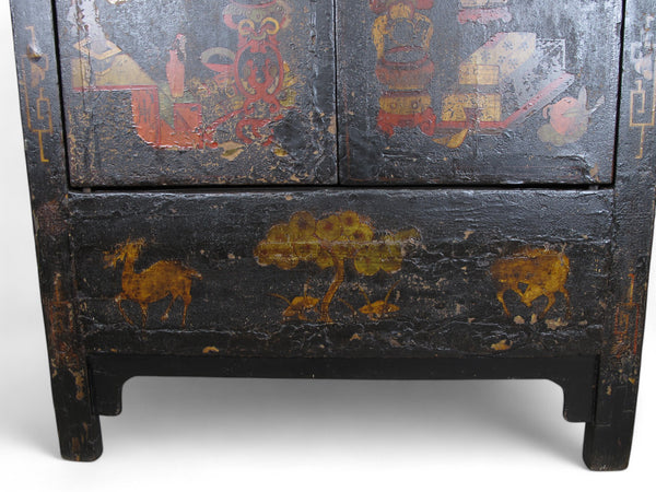 Hand Painted Antique Chinese Cabinet 2