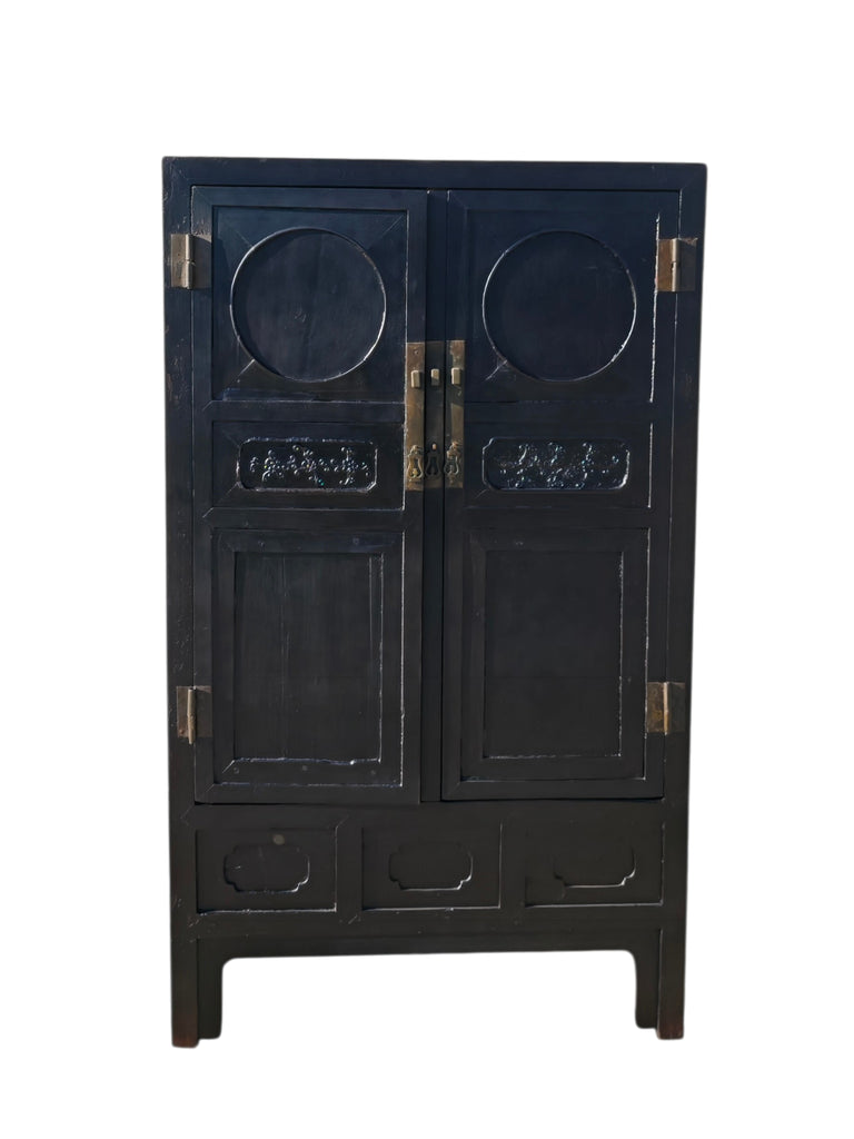 19th Century Elm Double-Door Cabinet