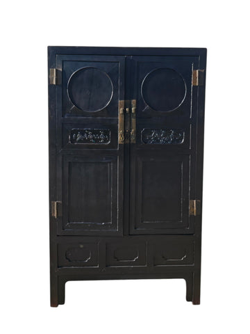 19th Century Elm Double-Door Cabinet