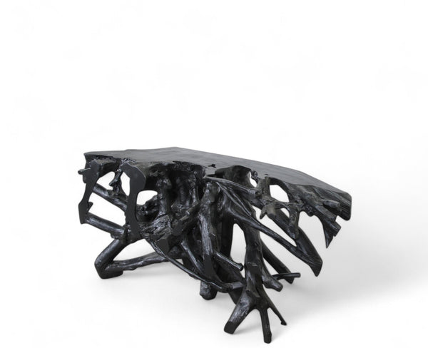 Naturel Teak Root Console Table