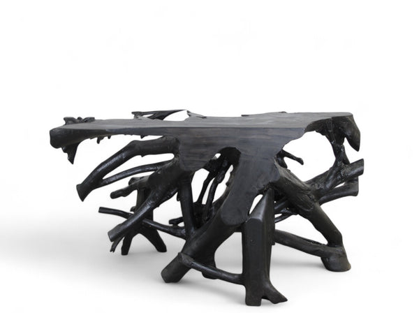 Naturel Teak Root Console Table