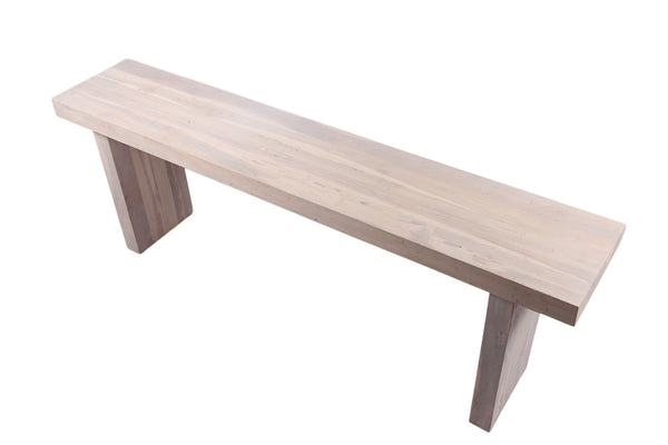 Modern White Teak Console Table 58