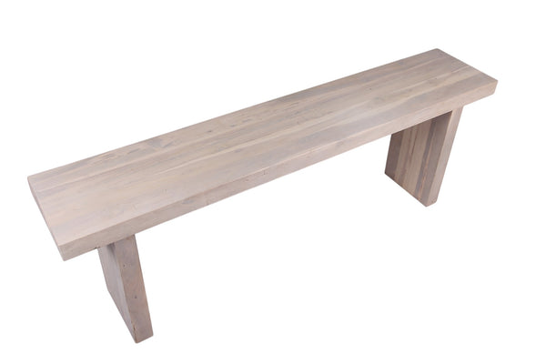 Modern White Teak Console Table 58
