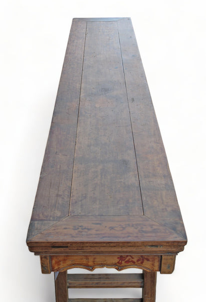 Vintage 94" Inch Long Console Table