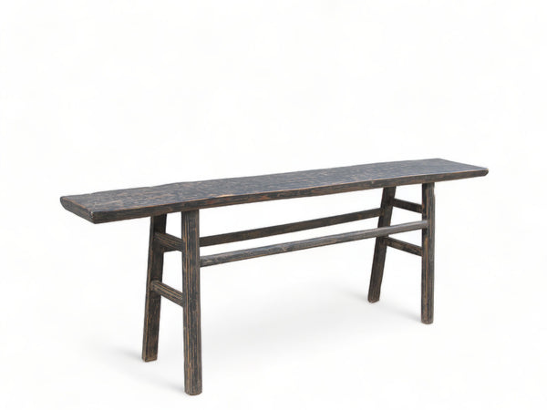 Rustic Black Farmhouse Wood Table