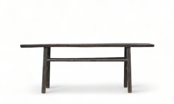 Rustic Black Farmhouse Wood Table