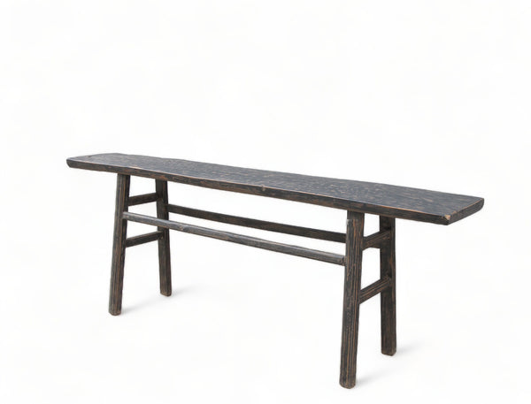 Rustic Black Farmhouse Wood Table