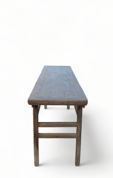 Simple and Rustic Elm Console Table