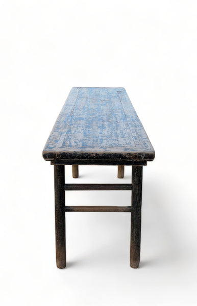 Rustic Black Patina Console Table