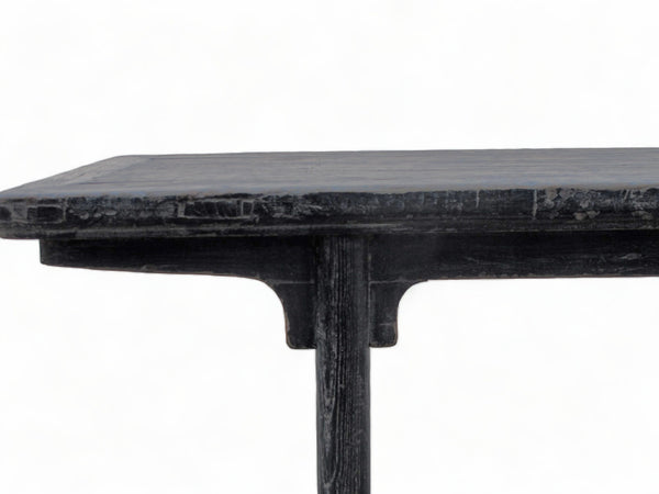 Rustic Black Patina Console Table