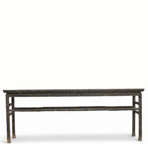 Vintage Black MingQing Console Table