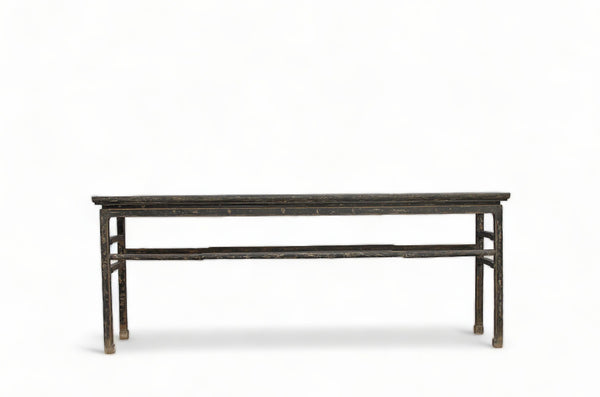 Vintage Black MingQing Console Table