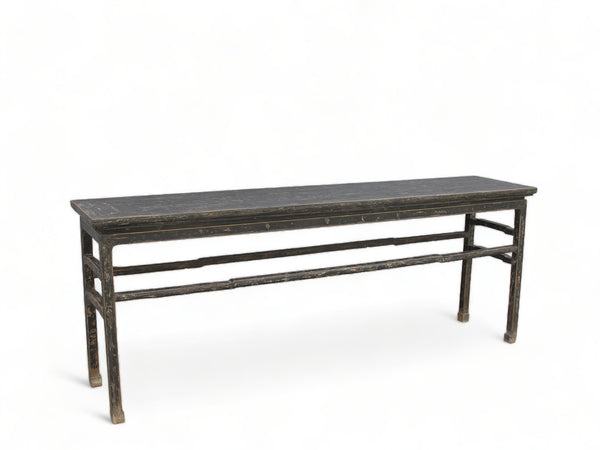 Vintage Black MingQing Console Table