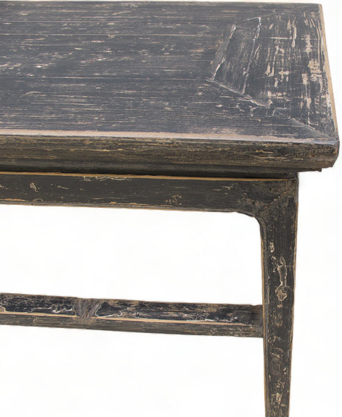 Vintage Black MingQing Console Table