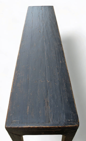 Antique Black 76" Inch Long Console Table: ON HOLD