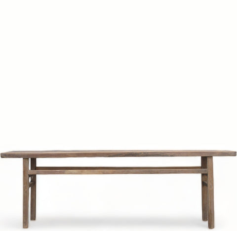 Simple 102" Inch Long Elm Console Table