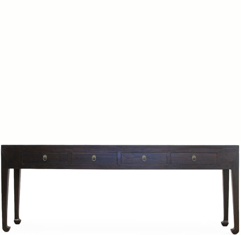 101" Inch Long 4 Drawers Ming Console Table