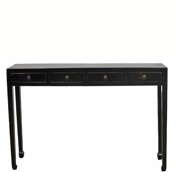 Four Drawers Asian Console Table