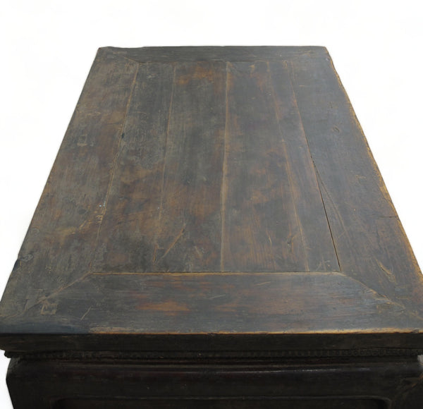 Hand Carved Drawers Entryway Console Table