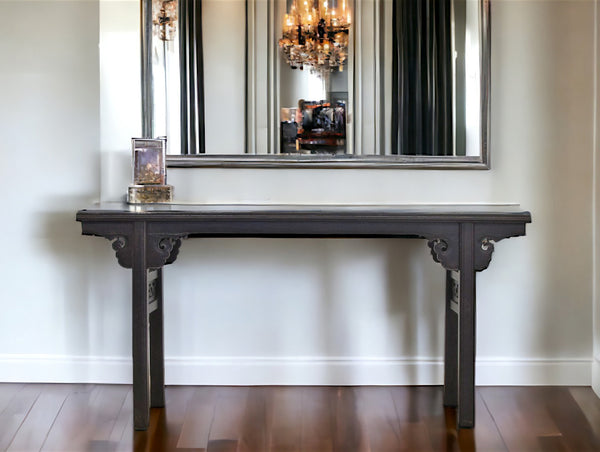 Late 18th Century Altar Console Table with Cloud Spandrels