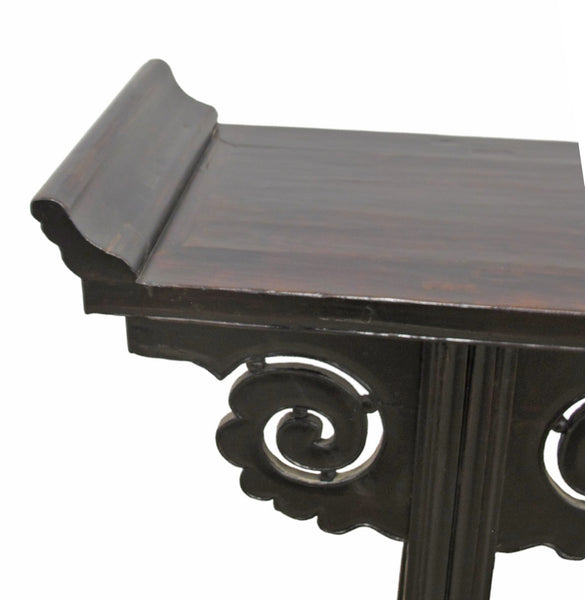 Antique Altar Table with Everted Flanges