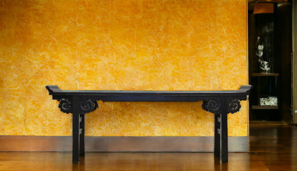 Antique Altar Table with Everted Flanges