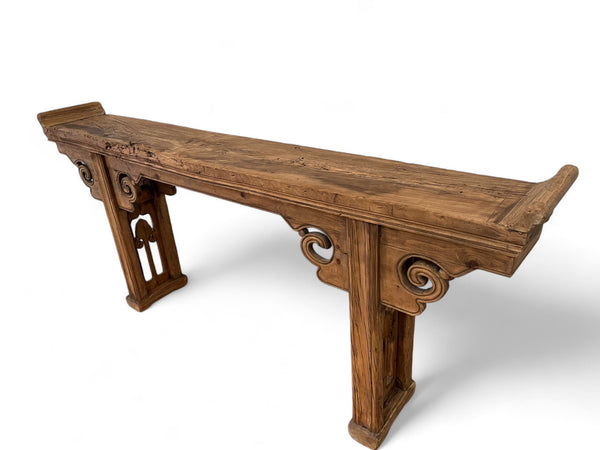 Late 19 Century Antique Chinese Altar Console Table