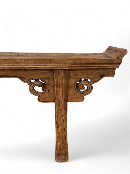 Late 19 Century Antique Chinese Altar Console Table